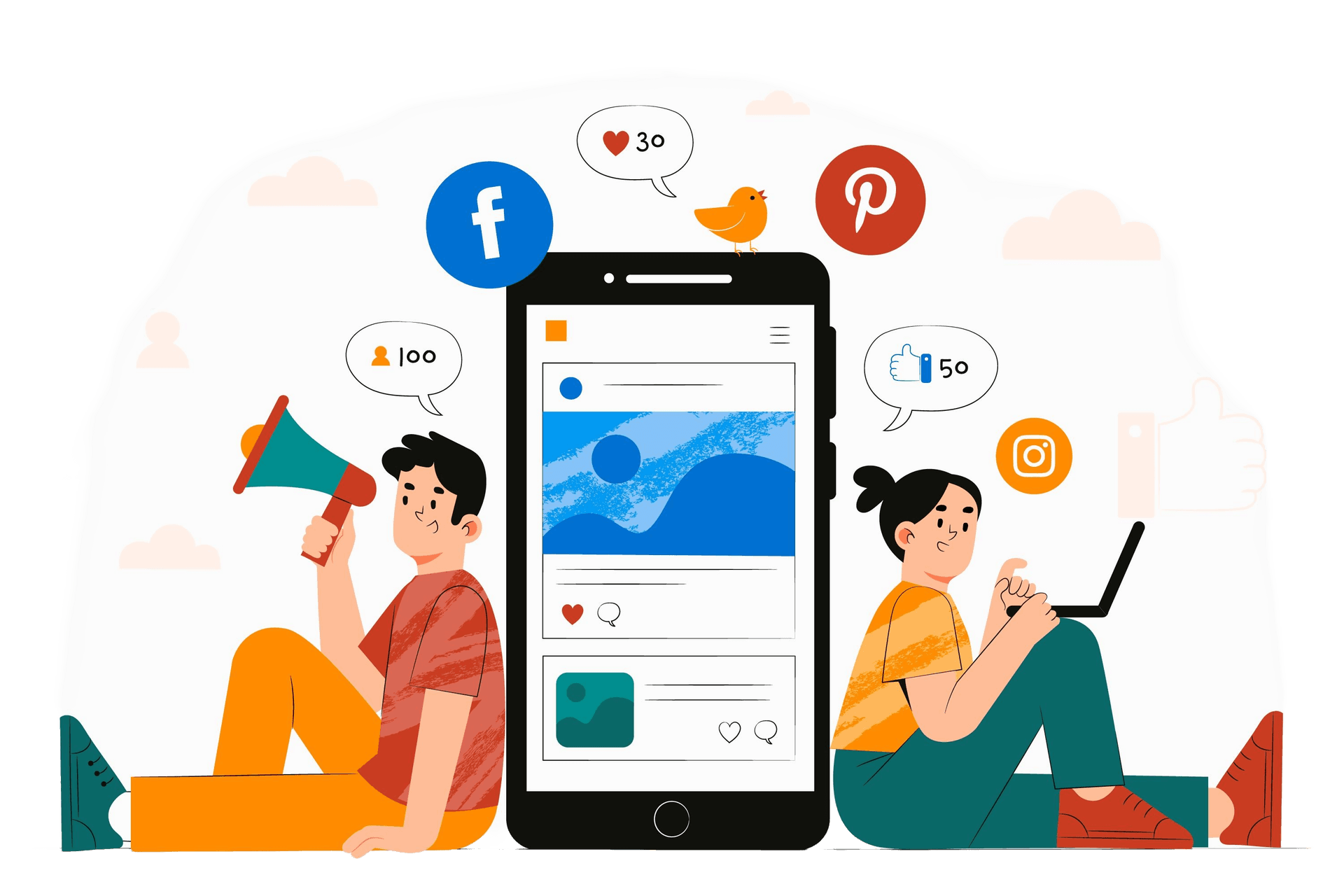 digital-marketing Illustration