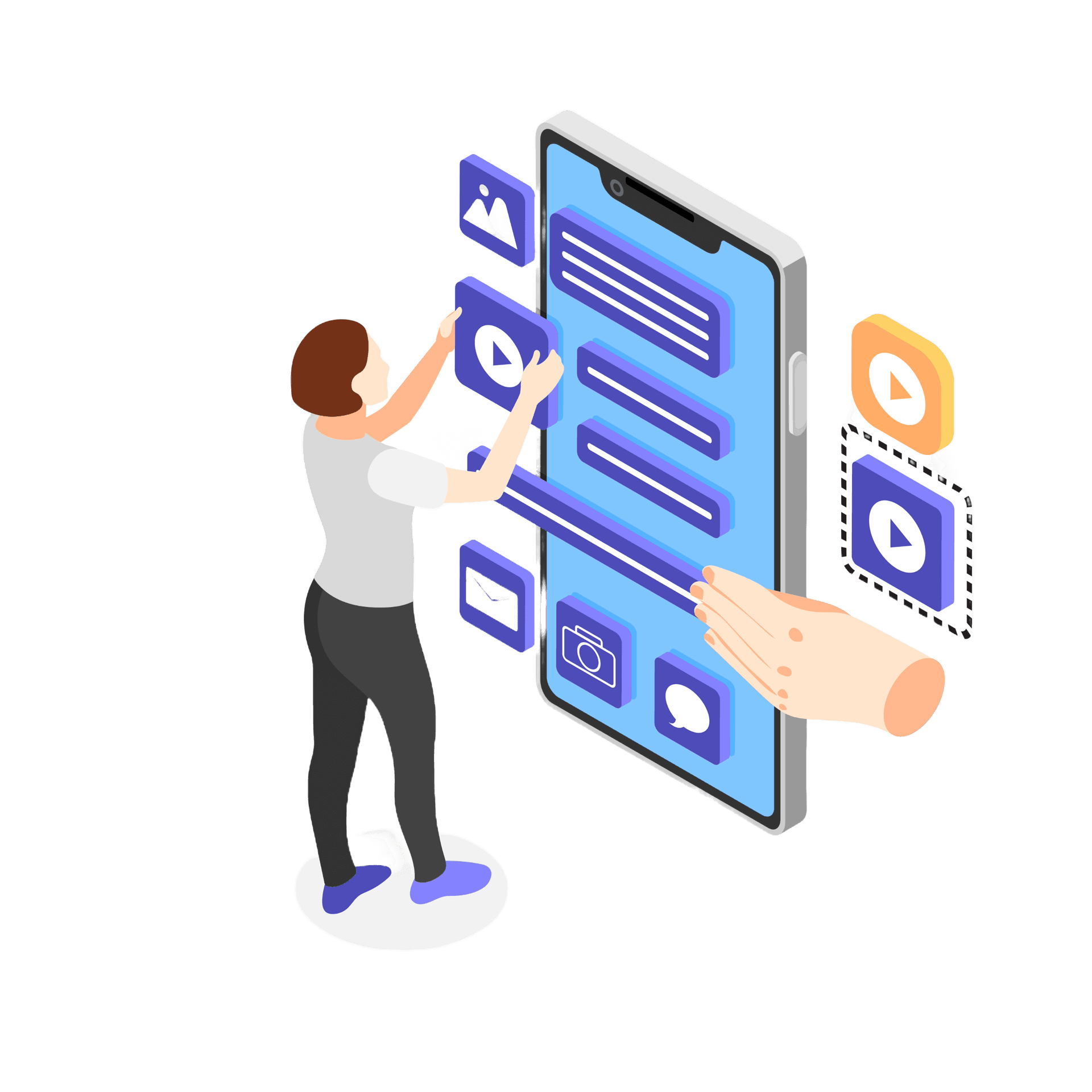 mobile-app-development Illustration