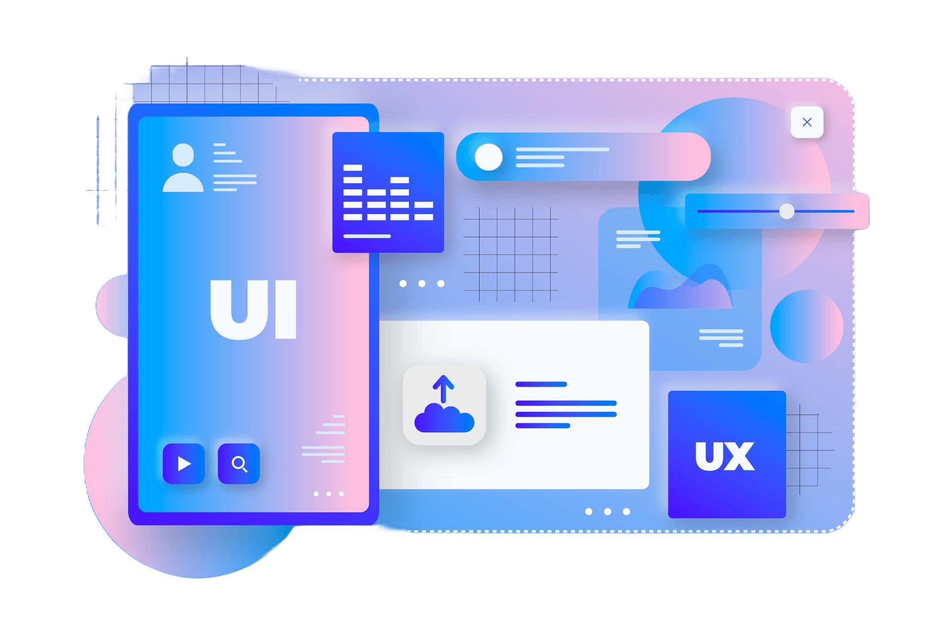 ui-ux-creative Illustration