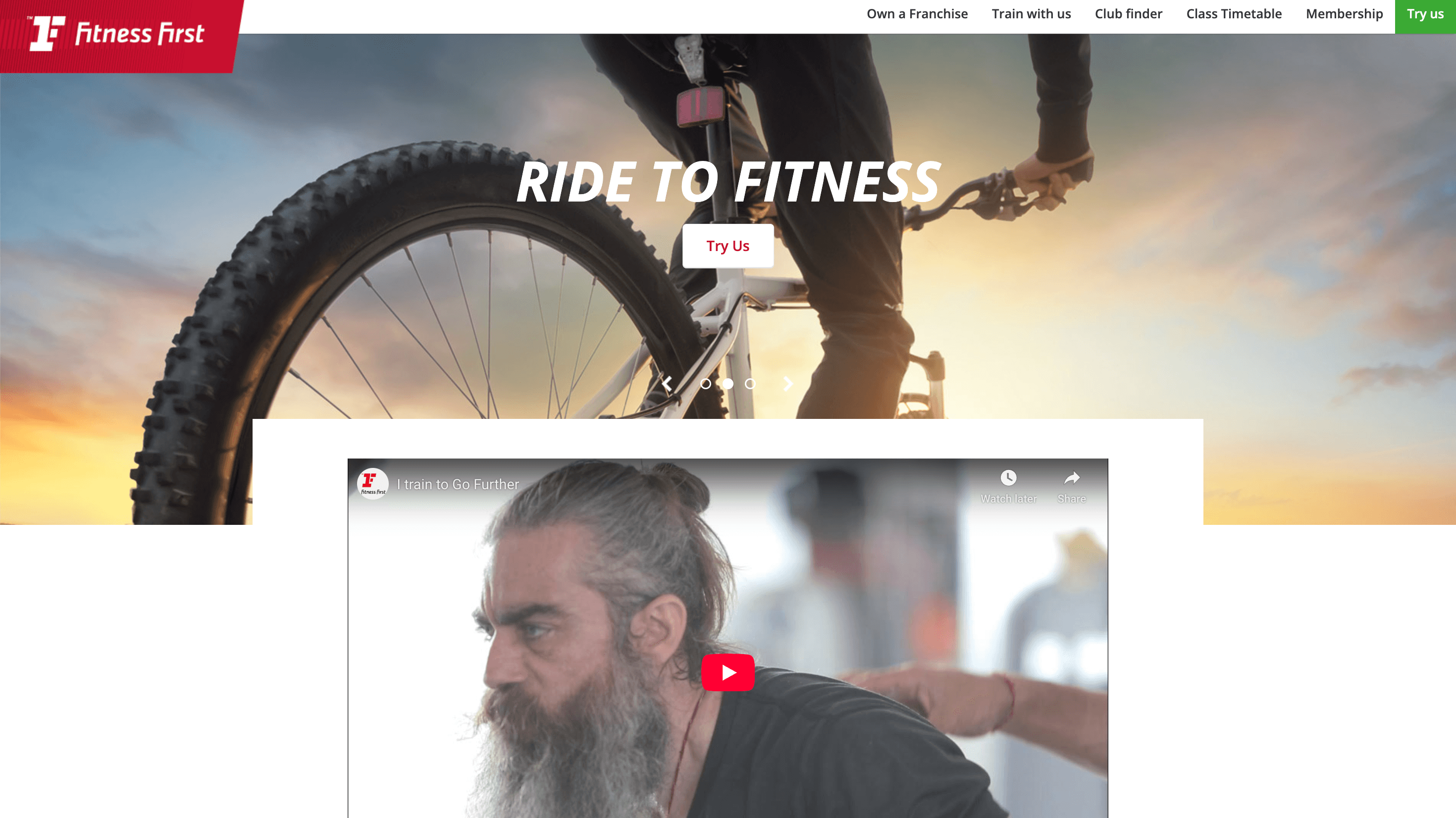 Fitness First - Health & Fitness project screenshot