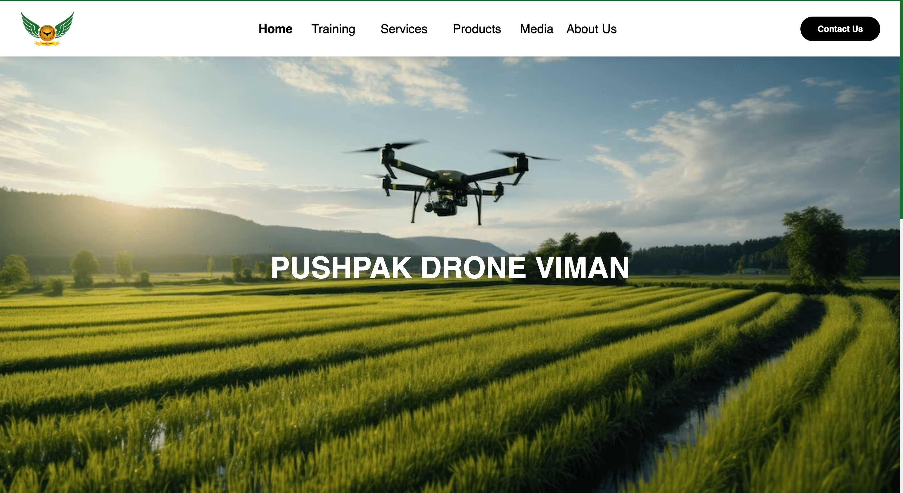 Pushpak Drone Viman Pvt. Ltd. - Technology project screenshot