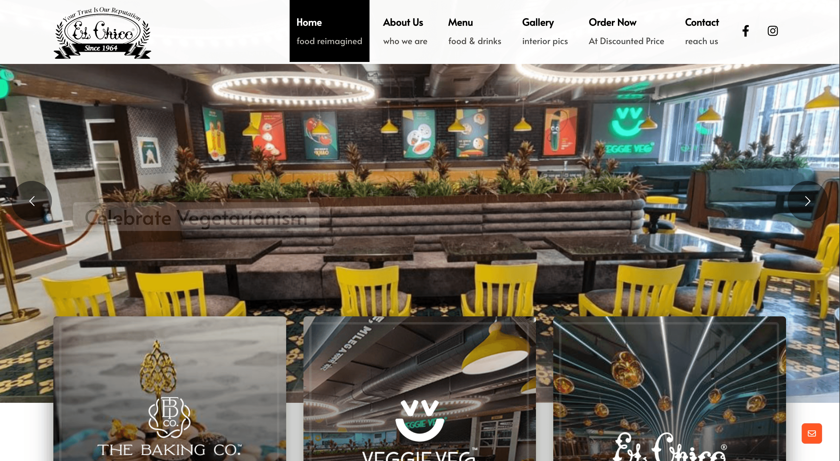El Chico - Restaurant project screenshot